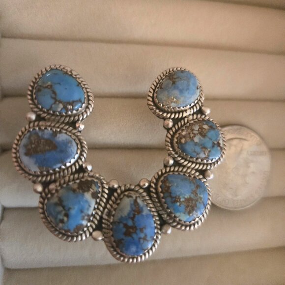 Golden Hills Turquoise Adjustable Naja Ring - Picture 2 of 4